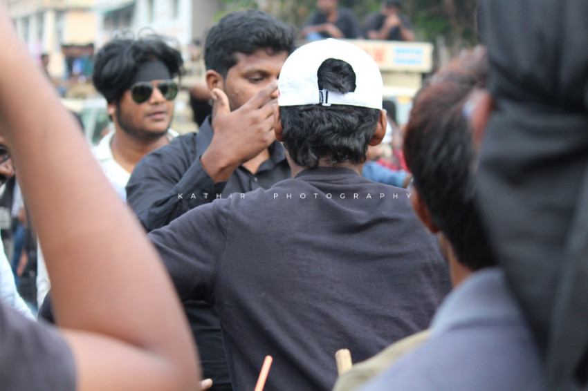 Jallikattu protests marina beach  (45)