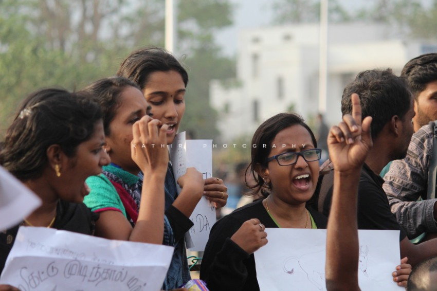 Jallikattu protests marina beach  (142)