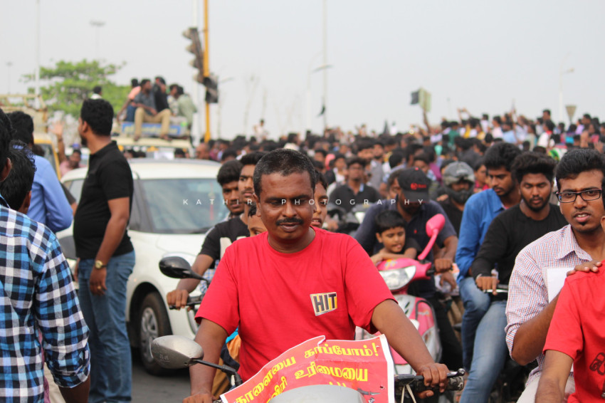 Jallikattu protests marina beach  (68)