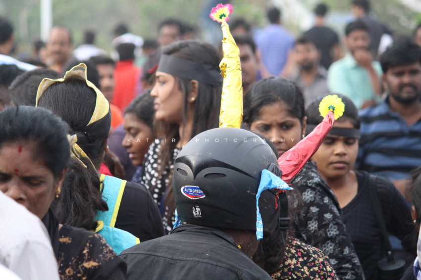 Jallikattu protests marina beach  (154)